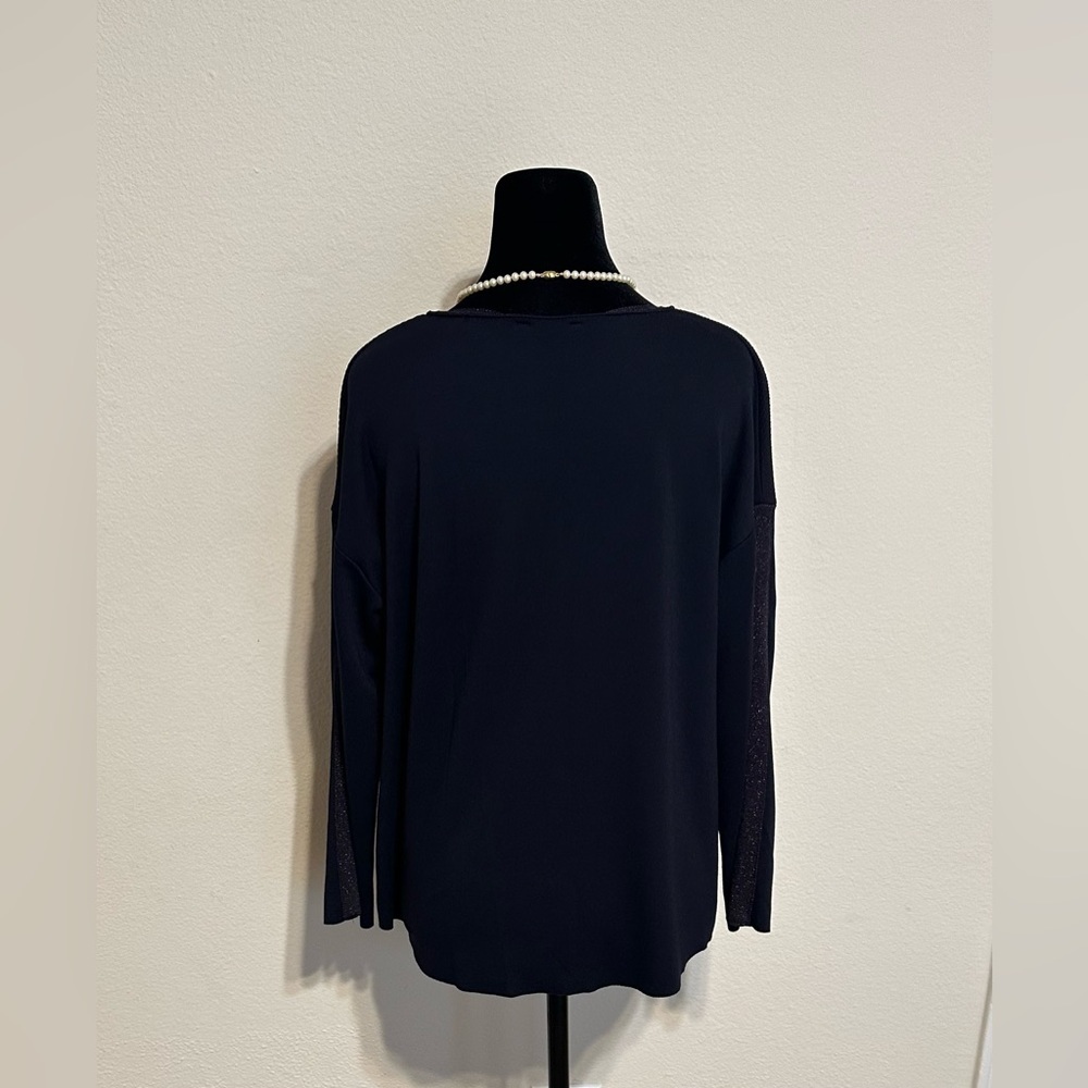 Zara W/B collection dark purpple Women's Blouse - Picture 5 of 13